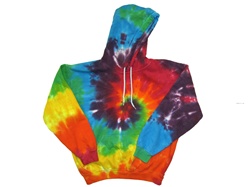 rainbow tie dye hoodie